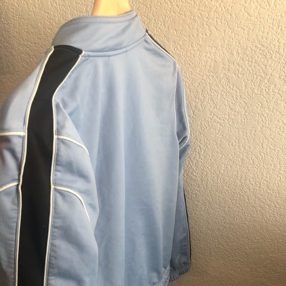 A Puma baby blue with black strips track jacket - Picture 5 of 5